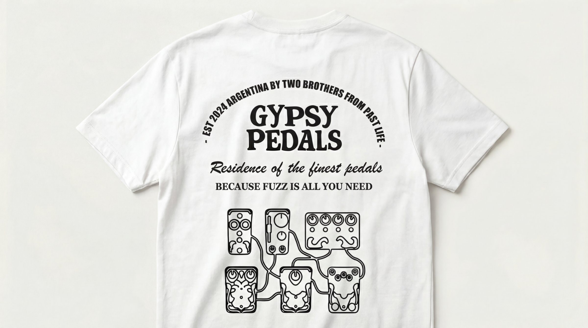 Gypsy Remera Brothes blanca